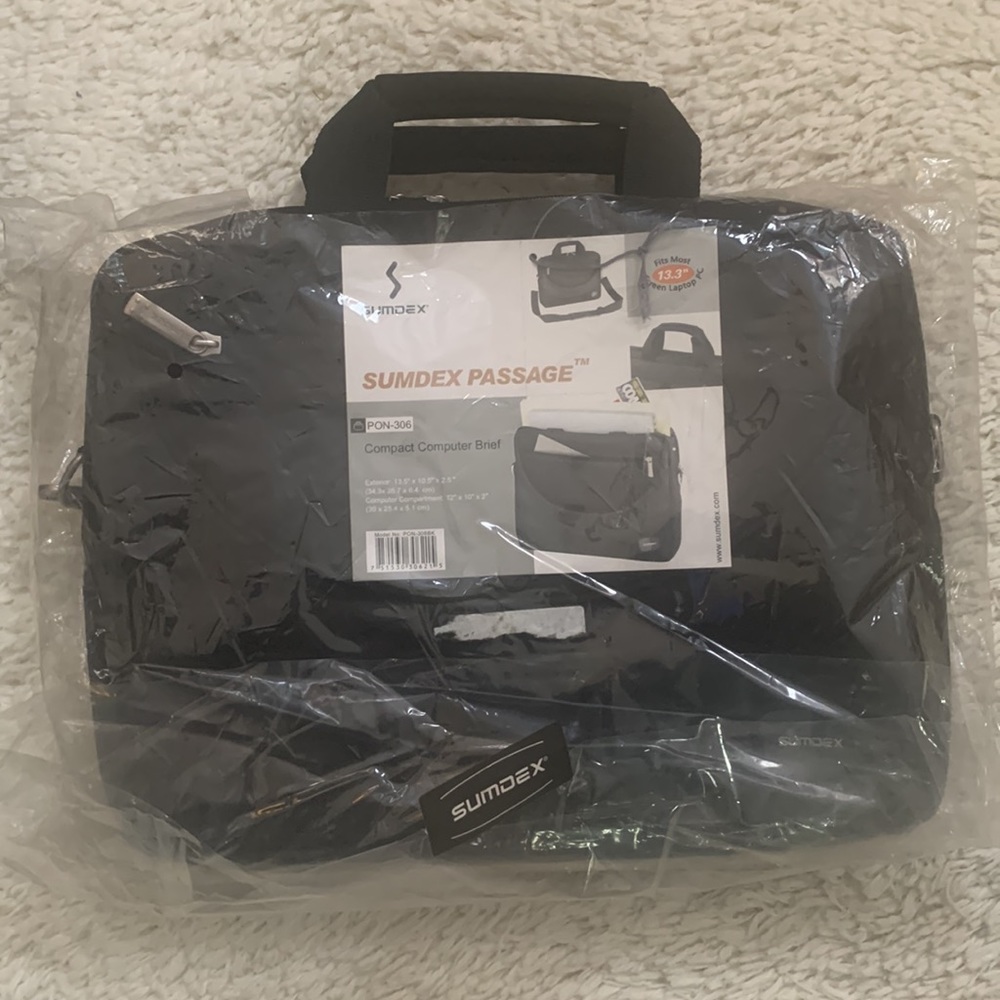 Sumdex 13" Black Laptop Bag